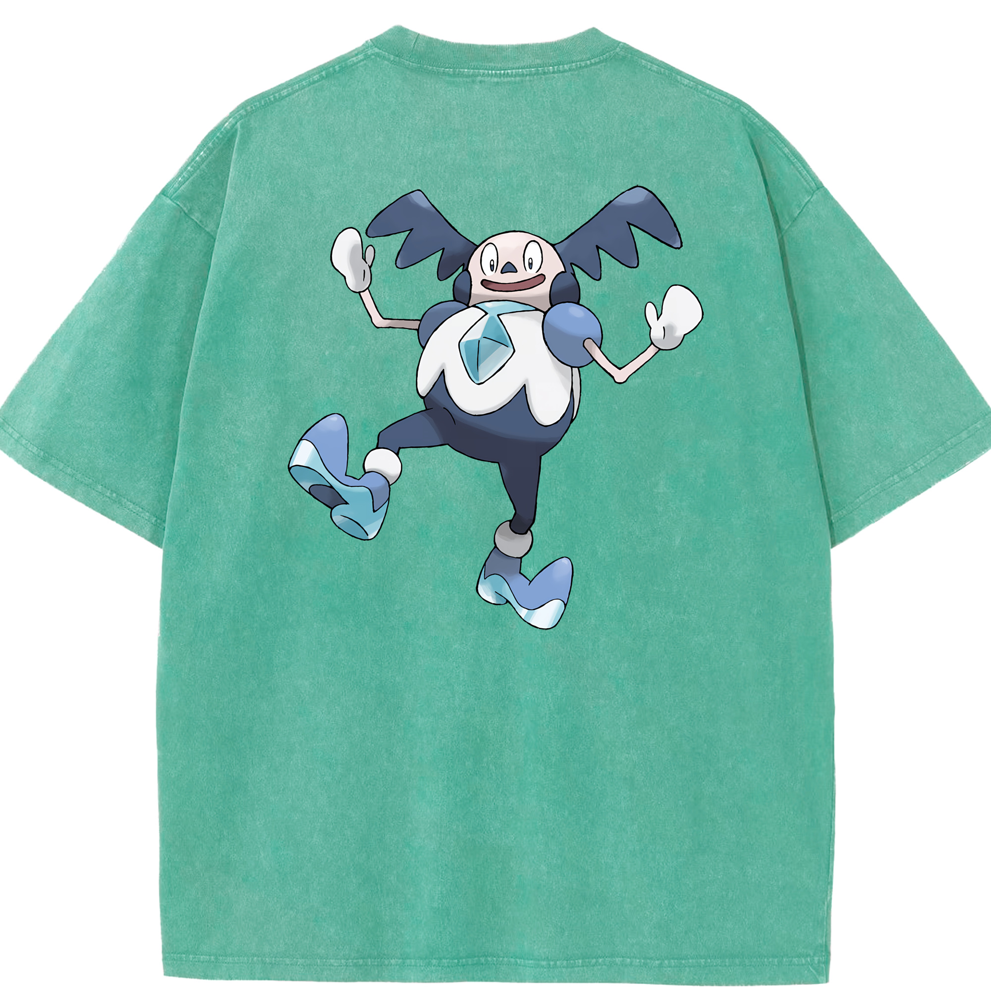 （画像用） ポケットモンスター Pokémon 綿100% ヴィンテージ風 半袖Tシャツ（背面プリント）